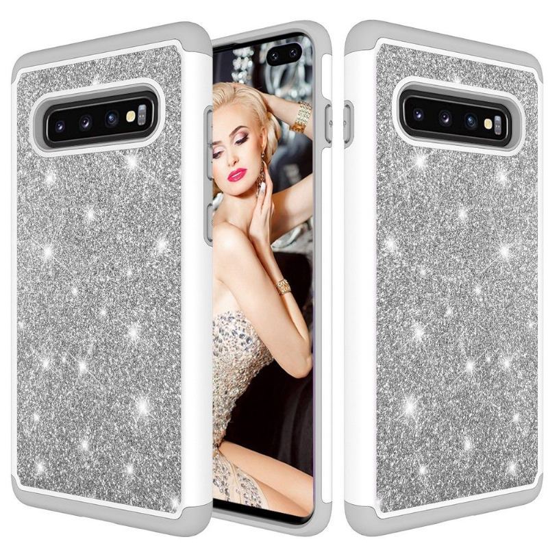 Etui do Samsung Galaxy S10 Plus Classic Sequins La Delphine Odporny Na Wstrząsy