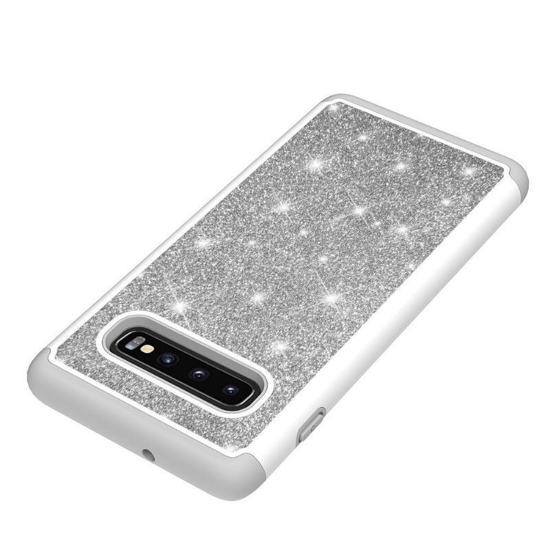 Etui do Samsung Galaxy S10 Plus Classic Sequins La Delphine Odporny Na Wstrząsy