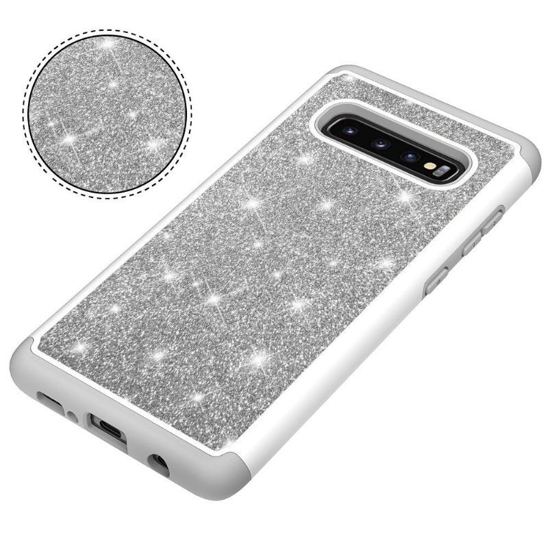 Etui do Samsung Galaxy S10 Plus Classic Sequins La Delphine Odporny Na Wstrząsy