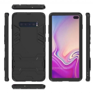 Etui do Samsung Galaxy S10 Plus Cool Guard Odporny Na Wstrząsy Ze Zintegrowaną Podstawą