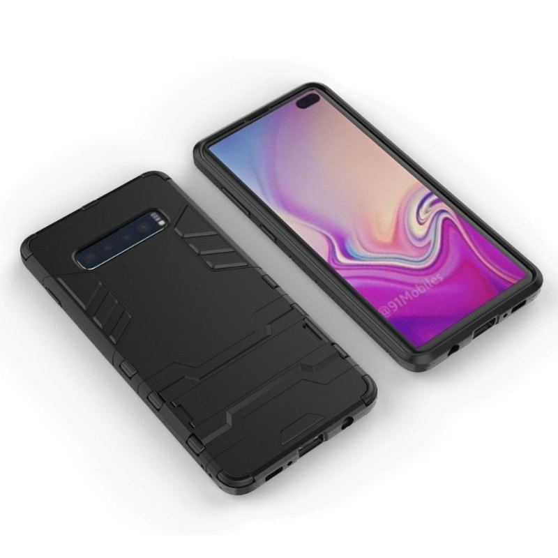 Etui do Samsung Galaxy S10 Plus Cool Guard Odporny Na Wstrząsy Ze Zintegrowaną Podstawą