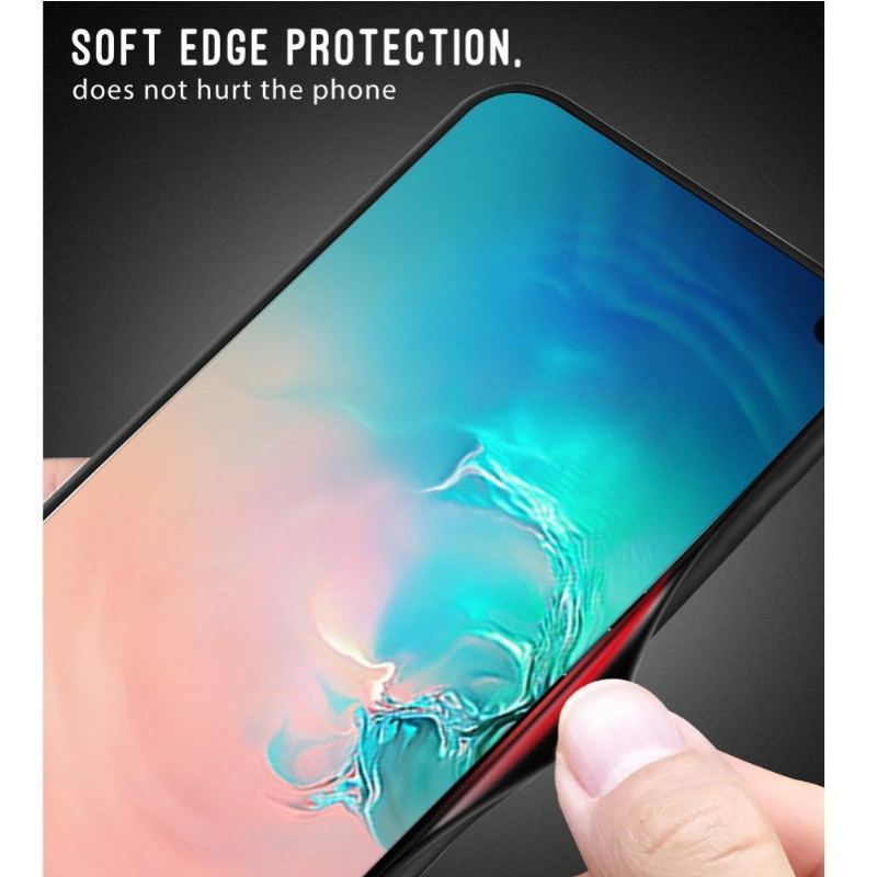 Etui do Samsung Galaxy S10 Plus Węglowe Szkło Powrót