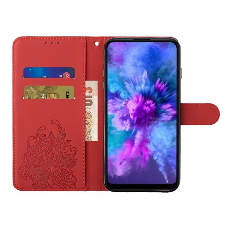 Etui Folio do Samsung Galaxy S10 Plus Design Tiger + Pasek