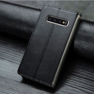 Etui Folio do Samsung Galaxy S10 Plus Indila Sztuczna Skóra