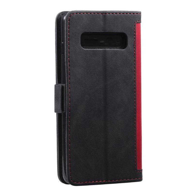 Etui Folio do Samsung Galaxy S10 Plus Obrzeża Vintage Pocket