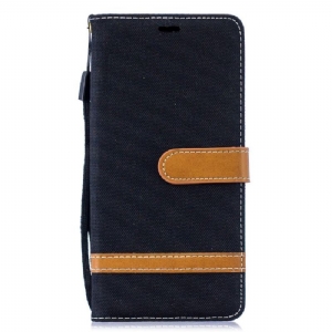 Etui Folio do Samsung Galaxy S10 Plus Powlekane Etui Na Karty