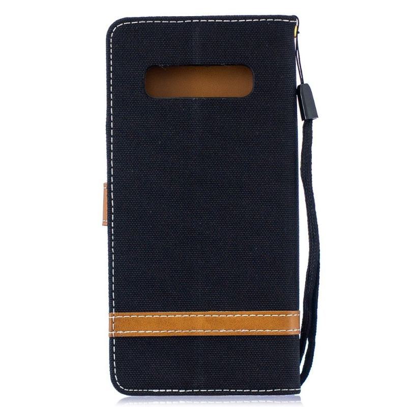 Etui Folio do Samsung Galaxy S10 Plus Powlekane Etui Na Karty