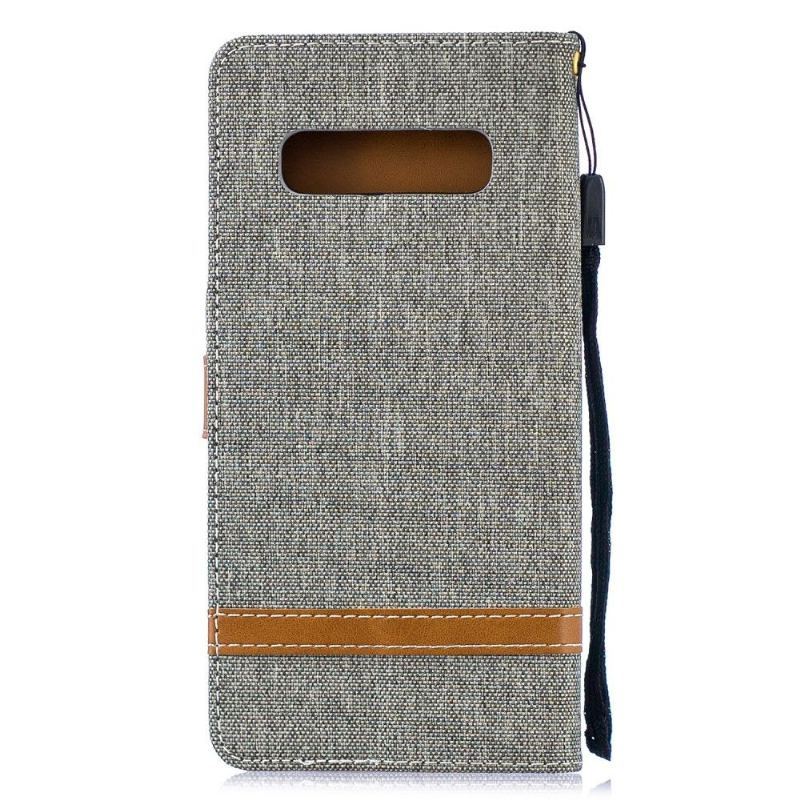 Etui Folio do Samsung Galaxy S10 Plus Powlekane Etui Na Karty