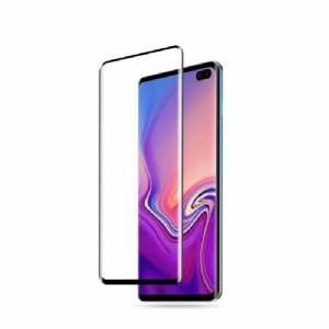 Etui Na Telefon do Samsung Galaxy S10 Plus Etui Ochronne Pełne Szkło Hartowane Na Ekran - Czarne