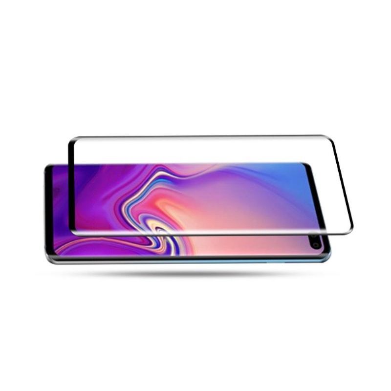 Etui Na Telefon do Samsung Galaxy S10 Plus Etui Ochronne Pełne Szkło Hartowane Na Ekran - Czarne