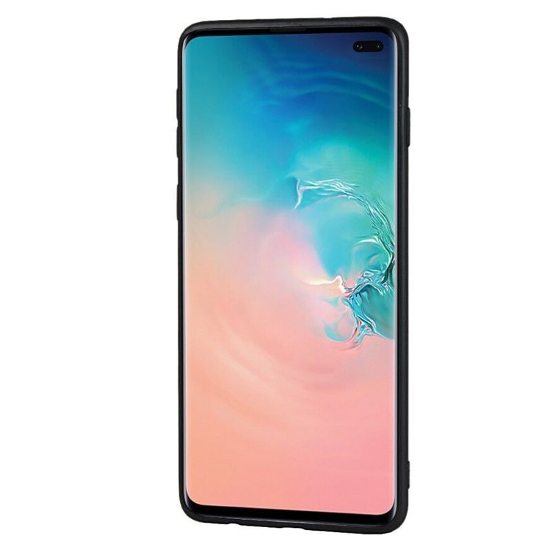 Futerały do Samsung Galaxy S10 Plus Skórzany Uchwyt Na Karty