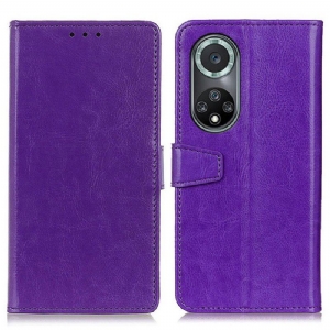 Etui Folio do Honor 50 Pro Prosty Efekt Błyszczącej Skóry