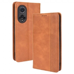 Etui Na Telefon do Honor 50 Pro Etui Folio Profesjonalny Stylizowany Efekt Skóry W Stylu Vintage