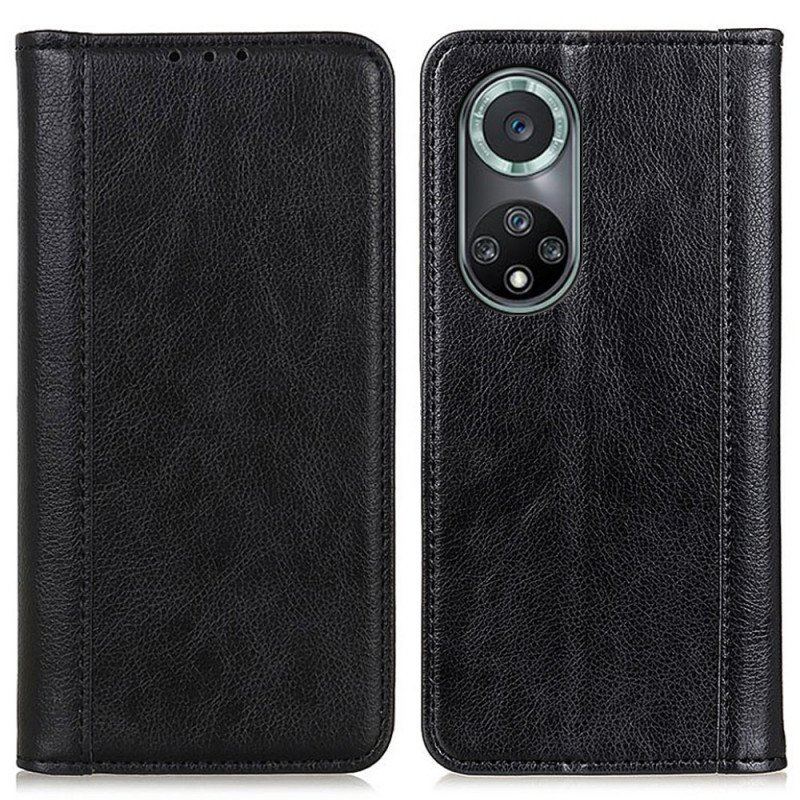 Etui Na Telefon do Honor 50 Pro Etui Folio Skóra Liczi Pro Elegance Split