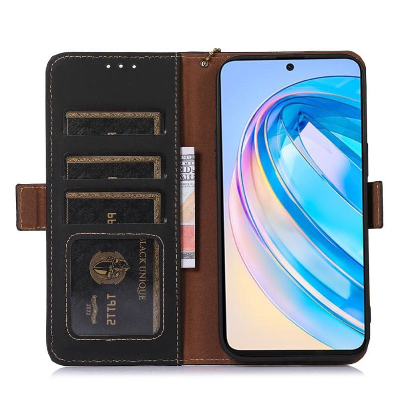 Etui Folio Huawei Nova 12s Blokowanie Rfid Ze Skóry Etui Ochronne