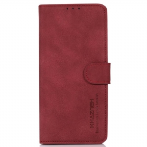 Etui Folio Do Motorola Edge 50 Pro Efekt Zamszu Khazneh