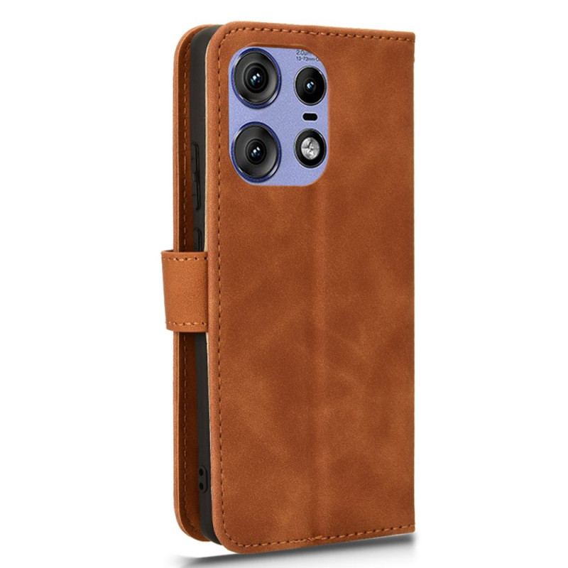 Etui Folio Motorola Edge 50 Pro Efekt Zamszu Etui Ochronne