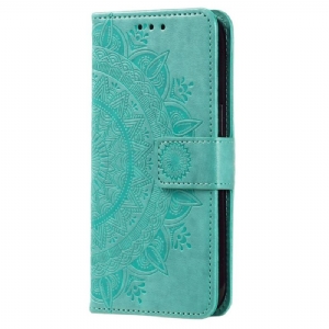 Etui Folio Motorola Edge 50 Pro Mandala Słońce Z Paskiem Etui Ochronne