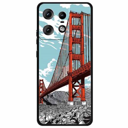 Etui Motorola Edge 50 Pro Most Golden Gate