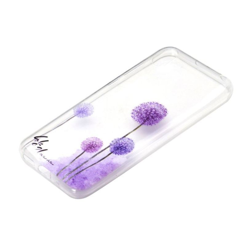 Etui do Huawei Y5 2019 Biznes Purple Dandelions