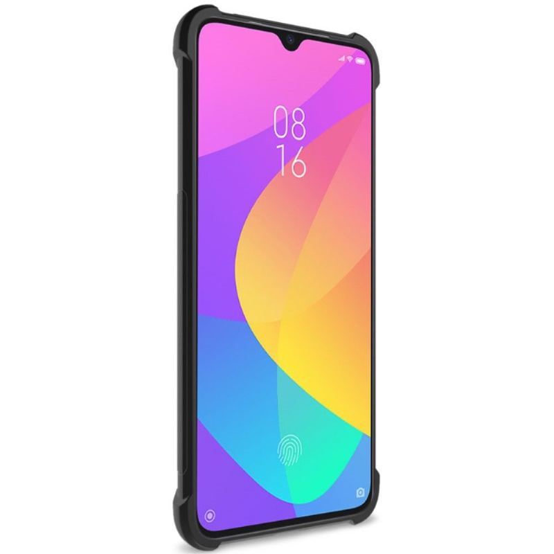 Futerały do Xiaomi Mi 9 Lite Obrzeża Klasyczny Czarny Metal