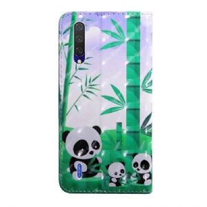 Skórzany Futerał do Xiaomi Mi 9 Lite Panda Family