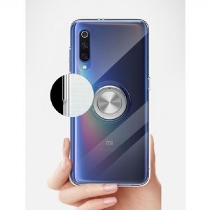 Etui do Xiaomi Mi 9 Anti-fall Z Pierścieniem Magnetycznym - Przezroczysty