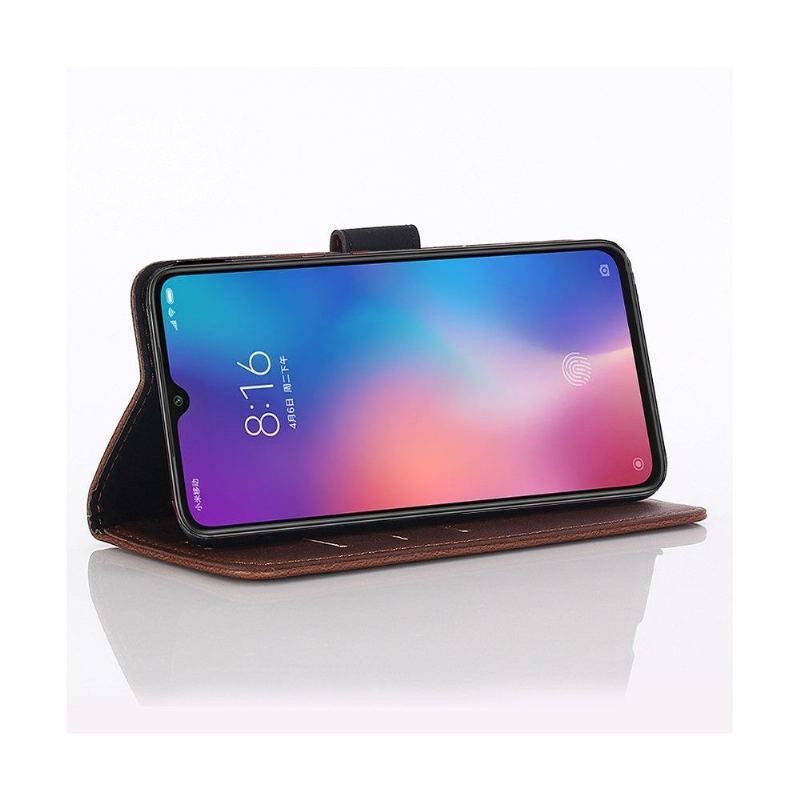 Etui do Xiaomi Mi 9 Classic Faux Leather Chic Retro