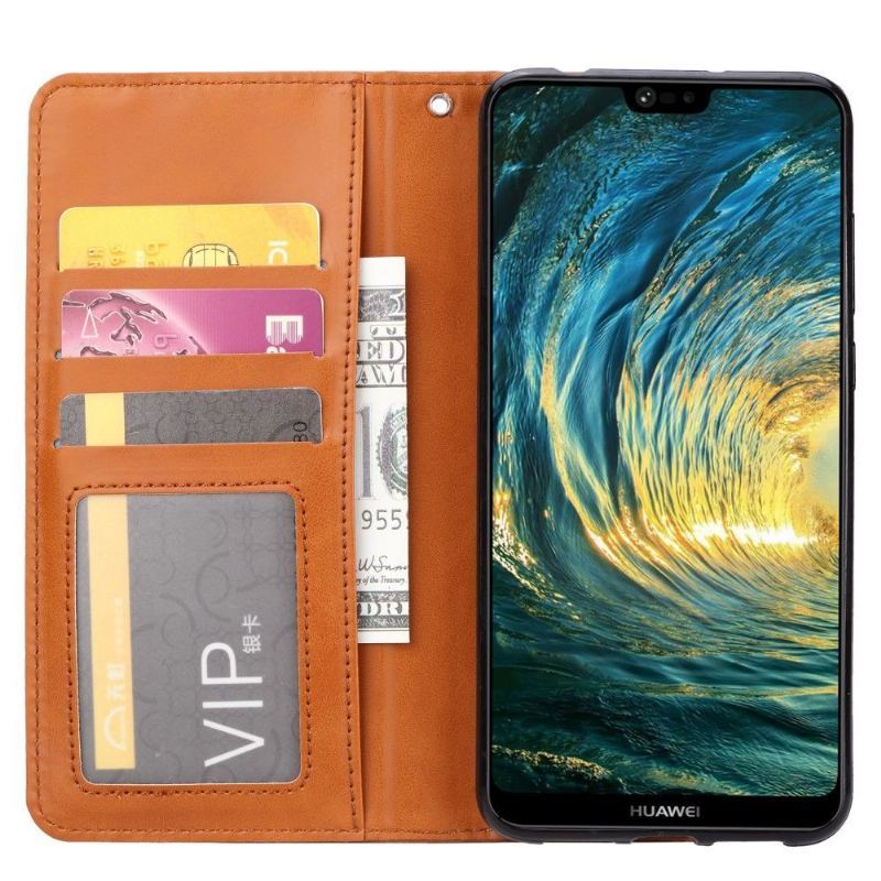 Etui Folio do Xiaomi Mi 9 Skórzany Stojak Etui Na Karty