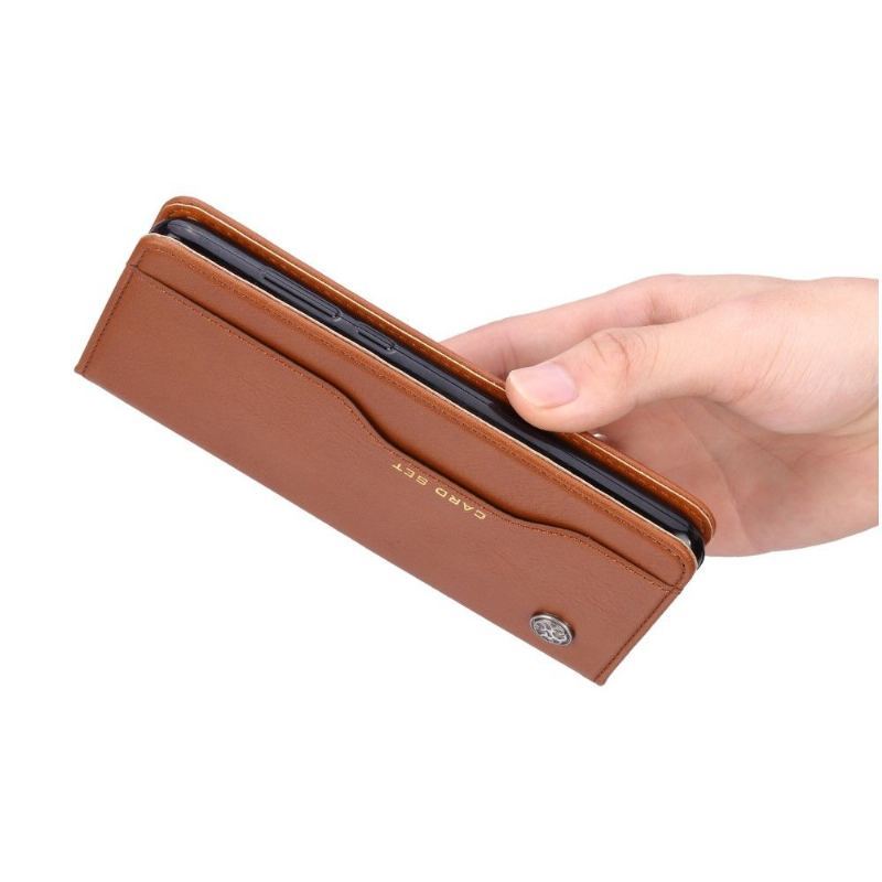 Etui Folio do Xiaomi Mi 9 Skórzany Stojak Etui Na Karty