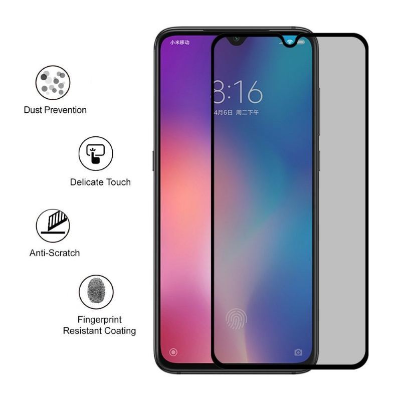 Etui Na Telefon do Xiaomi Mi 9 Biznes - Szkło Hartowane I Filtr Prywatności