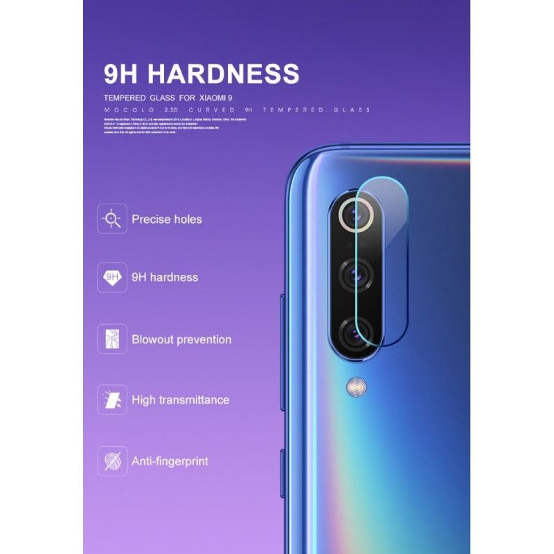 Etui Na Telefon do Xiaomi Mi 9 Biznes - Szkło Hartowane Do Tylnego Obiektywu Aparatu