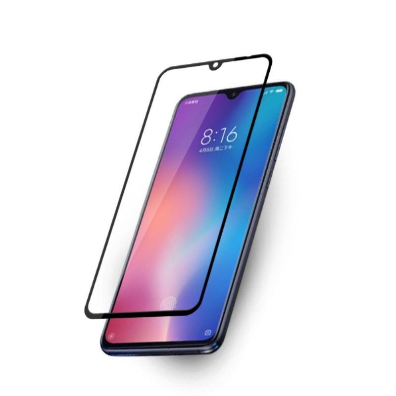 Xiaomi Mi 9 - Pełnowymiarowe Zabezpieczenie Ekranu Ze Szkła Hartowanego - Czarne