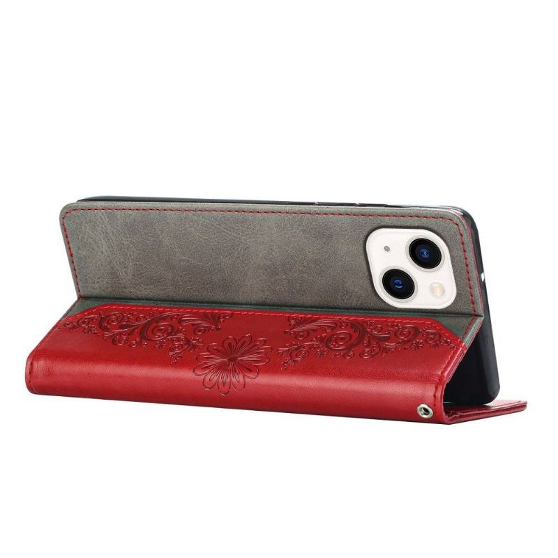 Case do iPhone 13 Mini Etui Folio Motyl