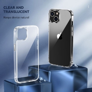 Etui do iPhone 13 Mini Classic Plastikowy I Silikonowy Kryształ