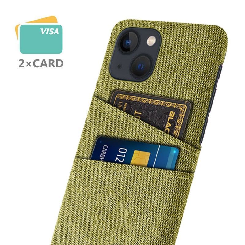 Etui do iPhone 13 Mini Tkaniny Posiadacz Karty