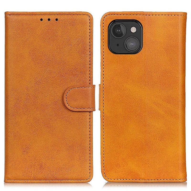 Etui Folio do iPhone 13 Mini Marius Efekt Matowej Skóry