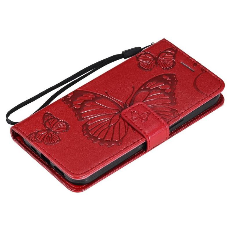 Etui Folio do iPhone 13 Mini Obsługa Funkcji Motyli