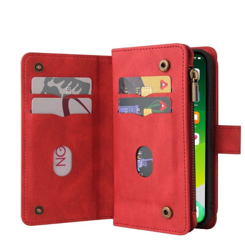 Etui Folio do iPhone 13 Mini Portfel z Łańcuch