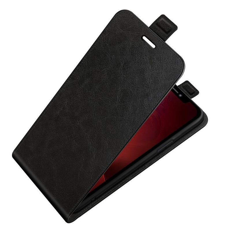 Skórzany Futerał do iPhone 13 Mini Anti-fall Etui Folio Ze Sztucznej Skóry W Pionie