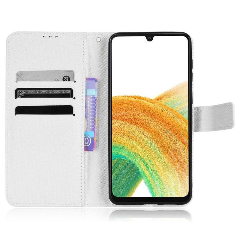 Etui do Samsung Galaxy A33 5G Efekt Teksturowanej Skóry