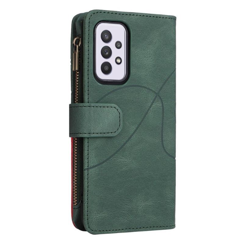 Etui Folio do Samsung Galaxy A33 5G Bicolor Artystyczna Seria 002