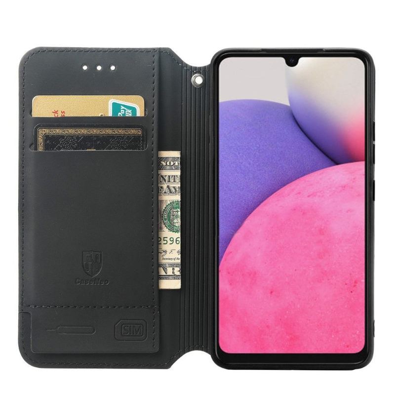 Etui Folio do Samsung Galaxy A33 5G Classic Skórzany Futerał Rabat Odwróć Kolorowe Kostki