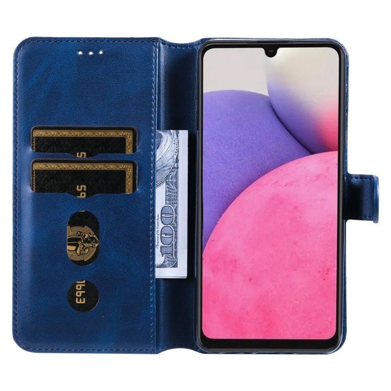 Etui Folio do Samsung Galaxy A33 5G Obrzeża Enkay Sztuczna Skóra