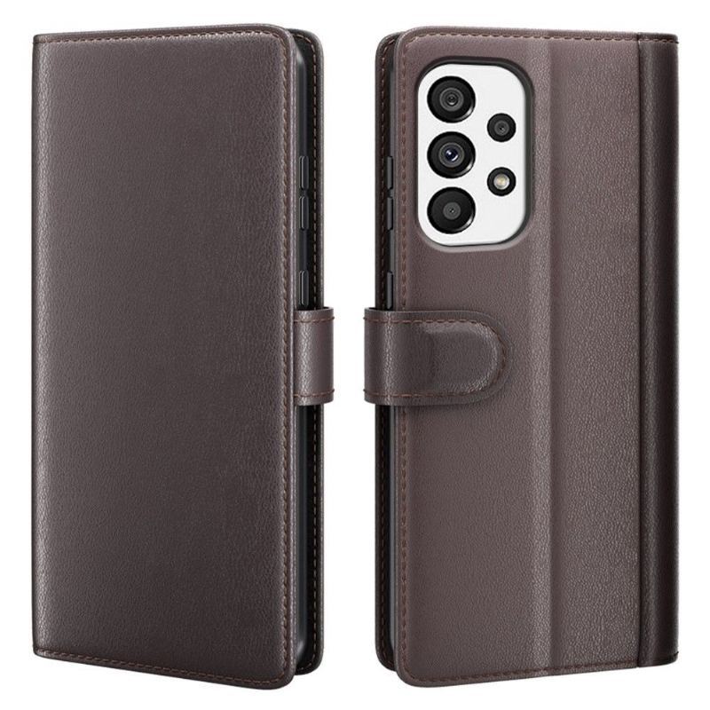 Etui Folio do Samsung Galaxy A33 5G Premium Skóra