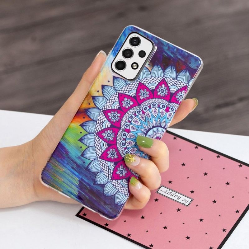 Futerały do Samsung Galaxy A33 5G Luminous Colorful Mandala