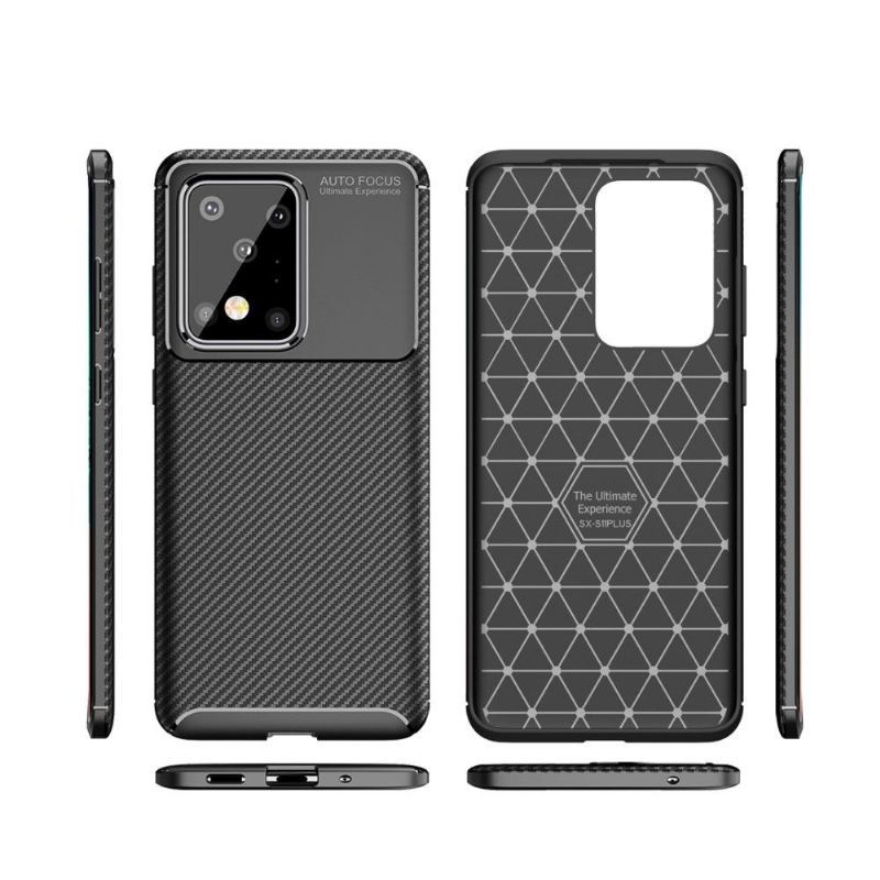 Etui do Samsung Galaxy S20 Ultra Styl Włókna Węglowego