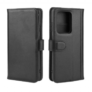 Etui Folio do Samsung Galaxy S20 Ultra Obrzeża Premium Skóra