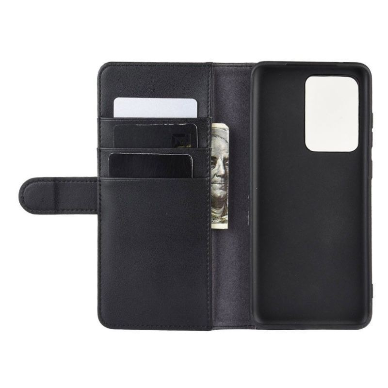 Etui Folio do Samsung Galaxy S20 Ultra Obrzeża Premium Skóra