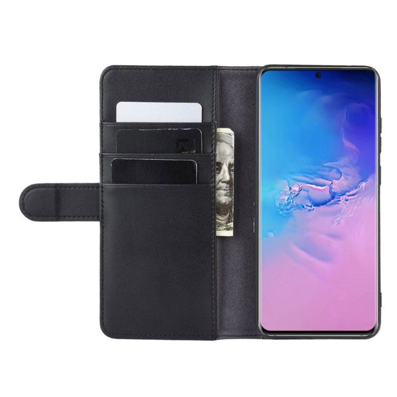 Etui Folio do Samsung Galaxy S20 Ultra Obrzeża Premium Skóra